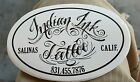 Sticker  lg vintage tattoo shop Indian ink , Salinas, ca