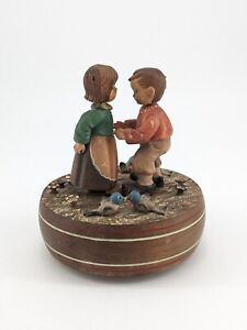 Vintage Thorens Movement Wooden Music Box, ANRI Let Me Call You Sweetheart Kids