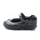 Skechers Shape Ups Black Leather Mary Jane Walking Shoes - 7/EU 37
