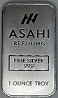 1 oz Silver Bar - Asahi .999 Fine Silver