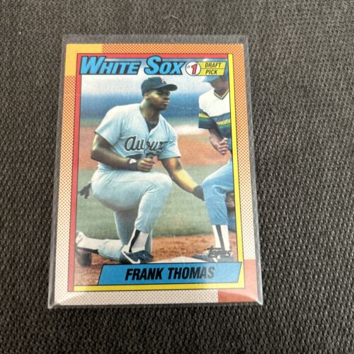 1990 Topps Frank Thomas 1st Draft Pick Rookie RC #414 White Sox HOF