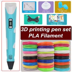 3D Pen 3D Drawing Printing Pen with LCD Screen With PLA 1.75mm Filament Kids Toy