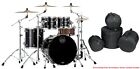 Mapex Saturn Evolution Rock Maple Piano Black Lacquer Drums +Bags | 22_10_12_16