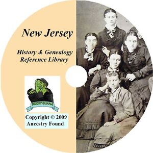 63 old books NEW JERSEY history & genealogy NJ