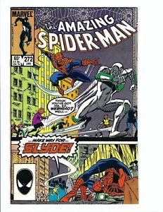 Amazing Spider-Man 272, VF+ 8.5, Marvel 1986, Ron Frenz, 1st App Slyde