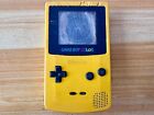 Nintendo Gameboy Color CGB001 Yellow Handheld System Console - Parts or Repair