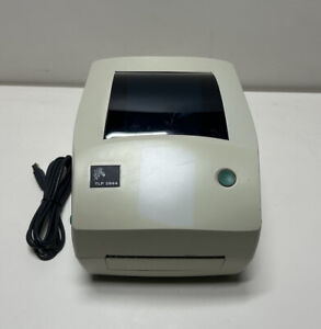 Zebra TLP 2844 Thermal Label Printer w/ Serial and USB Ports Tested - NO AC