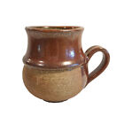 Handmade pottery coffee / tea mug. Made by artisan in Florida. 4” tall