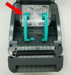 210608-006  left side label roll holder Zebra GX420d W/Cutter thermal Printer