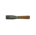Sturdy Vintage Wood Handled Putty Knife Scraper Tool w/ Brass Rivets
