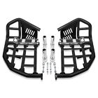 Fits Yamaha YFZ450 Nerf Bars Pro Peg Heel Guard Black Bars With Black Nets (For: More than one vehicle)