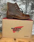 RED WING IRON RANGER MEN'S 6-INCH BOOT IN COPPER ROUGH & TOUGH LEATHER 8085 NIB
