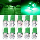 10X T10 Green 5 SMD 194 168 W5W LED 5050 Car Map Light Lamp Bulb For Ford F-150