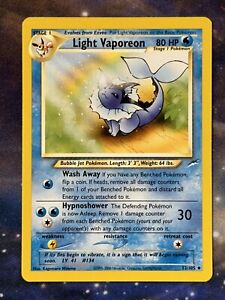 Light Vaporeon 52/105 - Neo Destiny - Vintage WOTC Pokemon — NM VLP