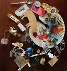 New ListingVintage Antique JUNK DRAWER LOT Watches Dice Smalls Collectables Trinkets