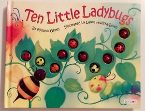 TEN LITTLE LADYBUGS by MELANIE GERTH CHILDREN'S BOOK BRAND NEW FAST SHIPPING
