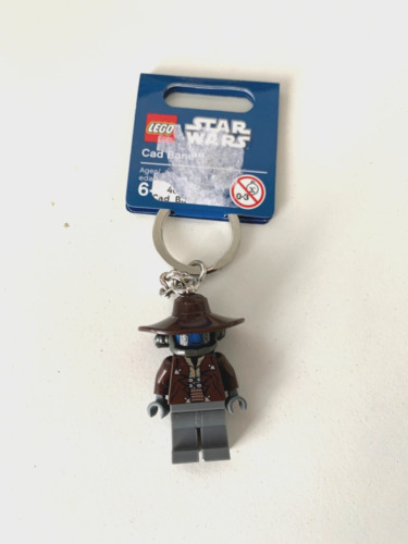 LEGO STAR WARS CAD BANE MINIFIGURE KEYCHAIN NEW W/ TAG #853127