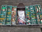 Vintage Kennedy Kits Fishing Tackle Box 1118-AL Loaded w/Salvage Baits Tackle