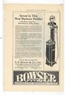 1922 S.F. Bowser & Co. Ad: Chief Sentry Visible Gas Pump - Fort Wayne, Indiana