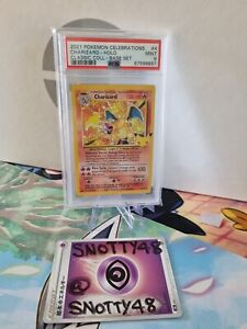 Pokemon Card PSA 9 Charizard Celebrations 4/102 25th Pokemon Base Set Holo MINT