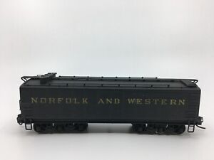 HO Northwest Short Line NWSL Brass Norfolk & Western Auxiliary Tender N&W