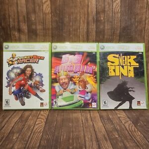 Xbox 360 lot of 3 New Sealed Burger King Games Big Bumpin Pocketbike Sneak King