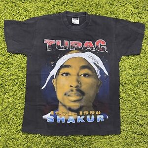 Tupac Shakur Vintage 90's Reproduction Bootleg Rap Tee Memorial Makaveli Large