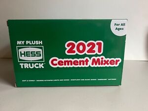 My Plush Hess Truck: 2021 Cement Mixer (BRAND NEW)