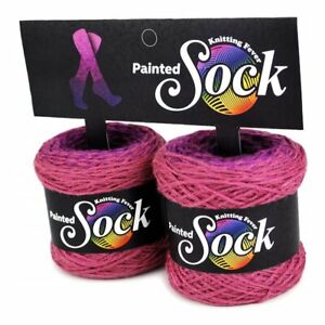 CLEARANCE: KFI Collection Painted Sock Yarn Set - Pair of Adult Socks