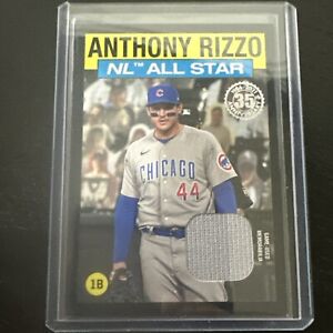 Anthony Rizzo - 2021 Topps Series 2 All Star Relic Card Black Parallel #’d /199