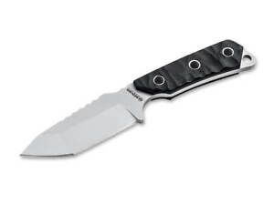 Boker Survival Neckup Fixed Blade Knife Black G10 Handle 440A Plain Edge 02RY337
