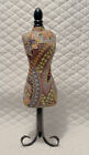 Novelty Dress Form Pin Cushion Quilting/Sewing - abt 13