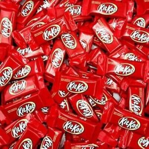 Kit Kat Snack Size – Red Crisp Wafers Snack Size Milk Chocolate Candy Bars 1LB