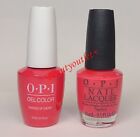 OPI Soak Off Gel Polish/ Nail Lacquer/ Duo B35 Charged Up Cherry 0.5oz