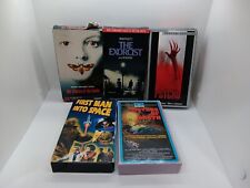 Vintage VHS Horror Lot Of 5. Psycho,The Exorcist, Silence Of The Lambs, And More