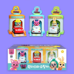 Pinkfong WonderStar Shooting Car & Figure Hogi Jenny Kids Police Toy / Korea TV