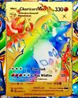 Charizard VMAX Rainbow Gold Metal Pokémon Card Collectible Display