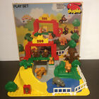 Vintage LEGO Duplo Set 2668 ZOO Animals + Base - Incomplete but includes BOX