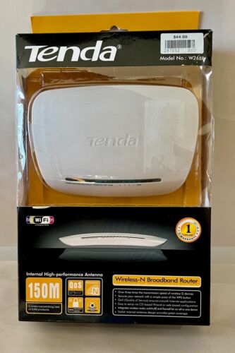 New Tenda W268R 150 Mbps 4-Port 10/100 Wireless N Router