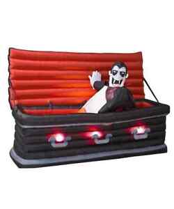 New ListingGemmy Airblown  Inflatable Dracula In Coffin