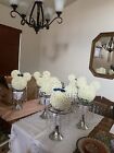 Set of 6 wedding table centerpieces used one time