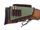 Padded Hunting Shotgun Shell Holder 4 Pockets Cartridge Ammo Buttstock 7.62 cal