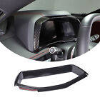 Carbon Fiber ABS Interior Dashboard meter Trim Frame Fit For Corvette C8 2020-23 (For: 2021 Corvette)