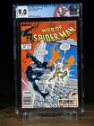 WEB OF SPIDER-MAN #36 Newsstand CGC 9.0 White Pages 1st Appearance Tombstone