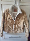 Levis Vintage Corduroy jacket with sherpa lining womens XL