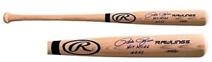 Pete Rose Signed Rawlings Blonde Baseball Bat JSA “Hit King” “4256” Insc