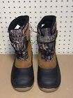 NEW Ozark Trail WinterPAC Boots  Pull On Camo/Leather Upper Youth Boys Size 5