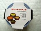 KITCHENAID PREP BOWL SET BLUE SET OF 4 ~NEW IN PACKAGE~