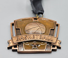 Hasty Awards Basketball Medal Medallion Sports Award on Lanyard Necklace Trophy