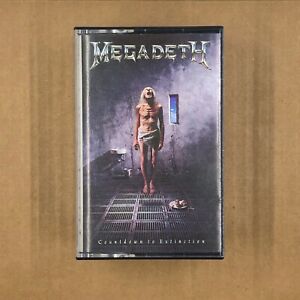MEGADETH Cassette Tape COUNTDOWN TO EXTINCTION Metal Thrash 1992 VTG Rare